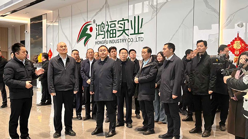 感受發展“加速度”，衡陽市領導深入衡山縣重大項目91短视频污下载實業現場觀摩